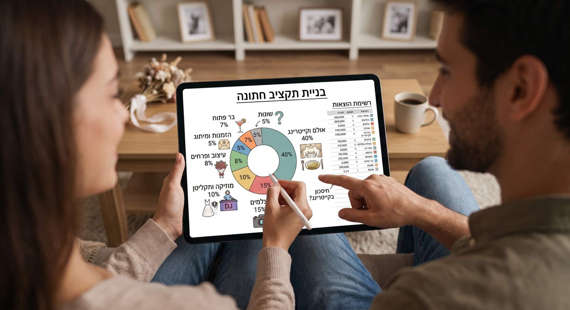 איך בונים תקציב חתונה?